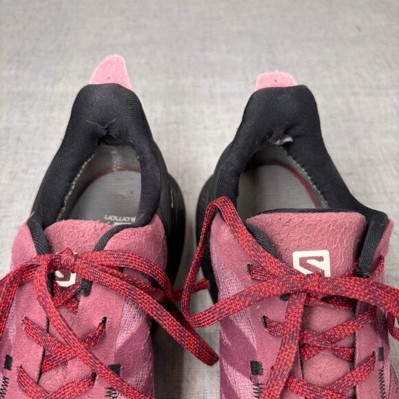 Salomon Outpulse Gore-Tex Hiking Shoes Maroon Black Gorpcore Women’s 10‎ - Picture 6 of 12